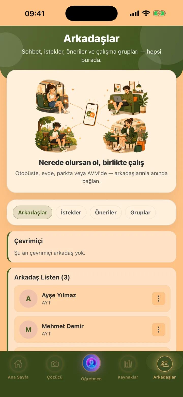 Arkadaşlar & Gruplar