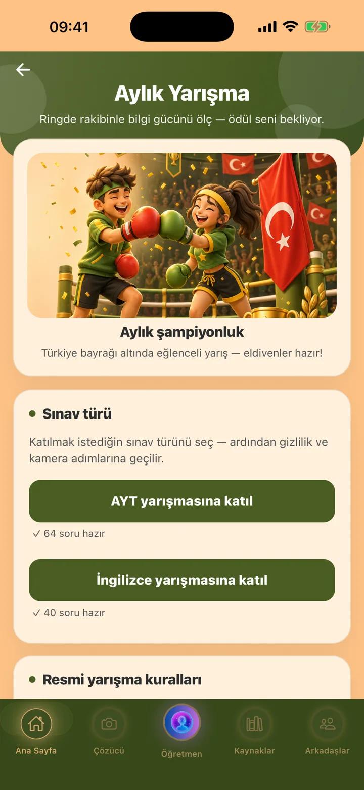 Aylık Yarışma