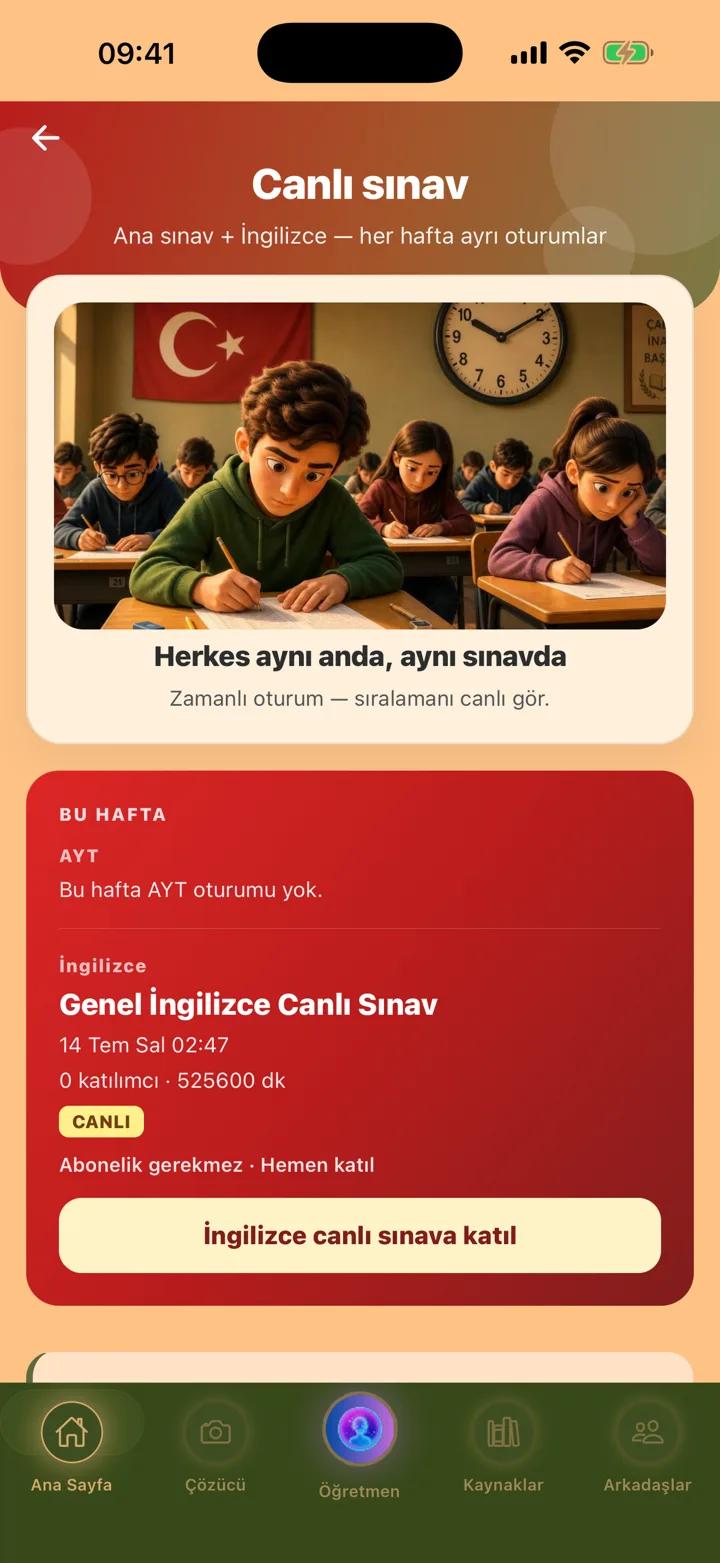Canlı Sınav