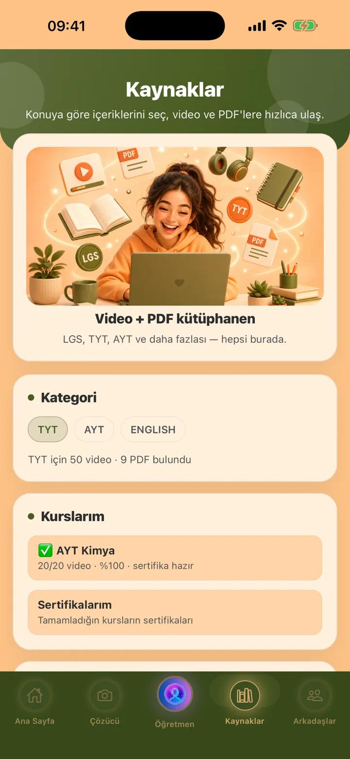 Video & PDF Kütüphanesi